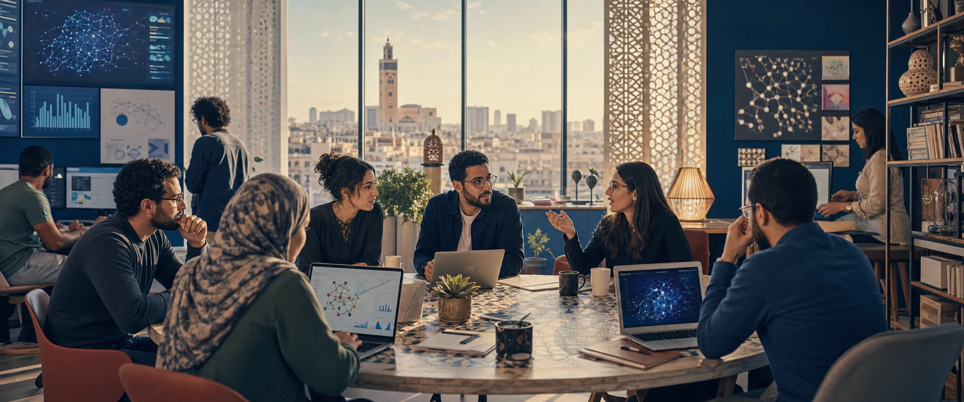 Moroccan artificial intelligence newsroom